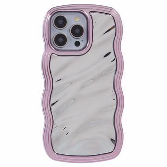 WT Serie Voor iPhone 13 Pro Hoesje Geplateerde TPU Telefoonhoes Schokbestendige Golf Krullende Rand