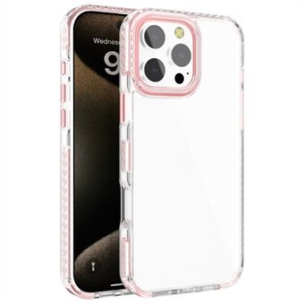 Voor iPhone 13 Pro Transparante Telefoonhoes PC+TPU Omhulsel Anti-Kras Telefoonhoesje