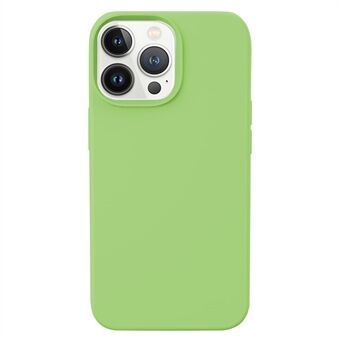 KALEBOL KLB-YTGJ001 Voor iPhone 13 Pro Hoesje Effen Kleur Vloeibaar Siliconen+PC Telefoonhoes