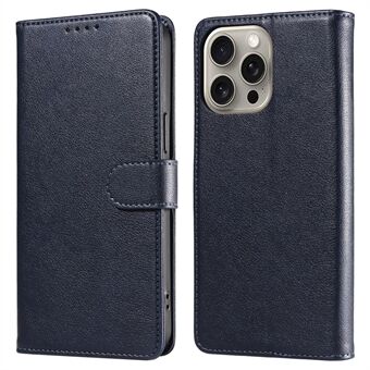 Voor iPhone 13 Pro Leren Hoesje Met Litchi Textuur RFID-Blokkeer Wallet Stand Telefoonhoesje