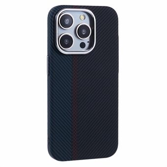 Voor iPhone 13 Pro Hoes Compatibel met MagSafe Carbon Fiber Textuur Water-Transfer PC Telefoonhoes