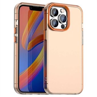 Voor iPhone 13 Pro Hoesje PC+TPU+PET Matte Anti-Val Telefoon Achterkant Cover