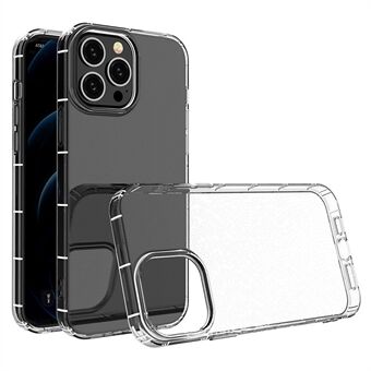 Voor iPhone 13 Pro 6,1 inch Soft TPU mobiele telefoonhoes Crystal Clear Airbag-bescherming mobiele telefoonhoes