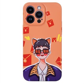 Back Protector Case voor iPhone 13 Pro 6.1 inch, Cartoon Pattern Slim Mobile Phone Cover