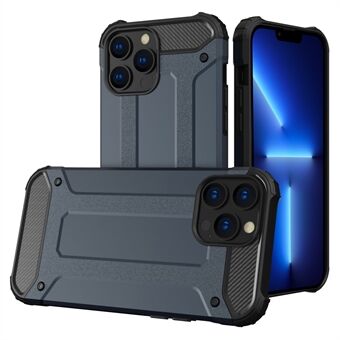 Voor iPhone 13 Pro 6,1 inch harde pc-achterkant + zachte TPU schokbestendige achterkant telefoonbeschermhoes