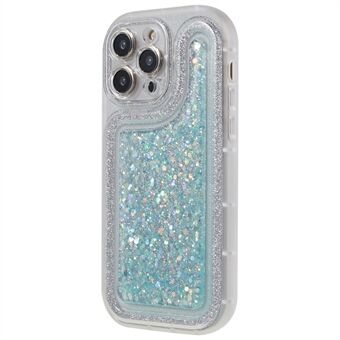 Voor iPhone 13 Pro 6,1 inch epoxypoeder mobiele telefoonhoes Zachte TPU schokbestendige hoes