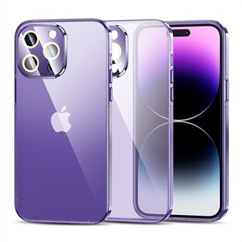 Voor iPhone 13 Pro Crystal Clear Cover Hybrid TPU + PC Valbescherming Telefoonhoes met cameralensbeschermer