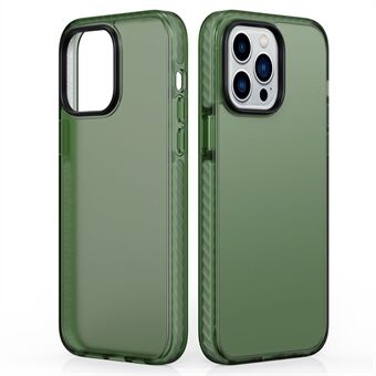 Voor iPhone 13 Pro 6,1 inch Matte PC+TPU-hoes Anti-vingerafdruk telefoonhoes