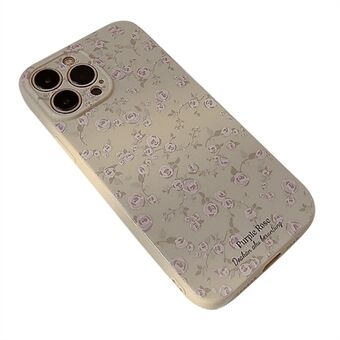 Voor iPhone 13 Pro Retro bloemenpatroon TPU-telefoonhoes Beschermende telefoonhoes