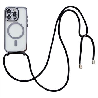 Voor iPhone 13 Pro Hoes Compatibel met MagSafe TPU Crossbody Telefoonhoesje