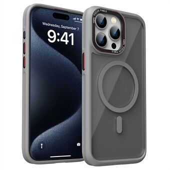 Voor iPhone 13 Pro 6.1 inch Magnetische Telefoonhoes TPU+Acryl Schokbestendige Hoes Compatibel met MagSafe