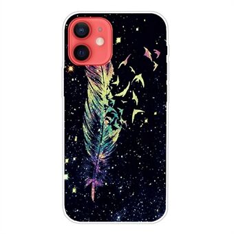 Doorzichtige zachte TPU full-body schokbestendige beschermende patroonprint ontwerphoes voor iPhone 13 mini 5,4 inch