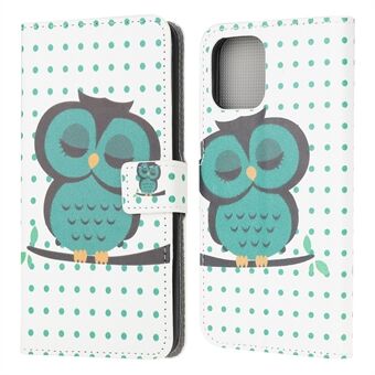 Stand Flip Pattern Printing Design Zacht PU-leer Portemonneehoes met magnetische sluiting voor iPhone 13 mini 5,4 inch