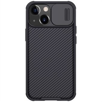 NILLKIN CamShield Pro voor iPhone 13 mini 5.4 inch Duurzame PC + TPU Combo Hybride Telefoonhoes met Camerabescherming - Zwart