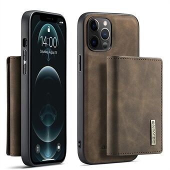 DG.MING M1-serie Magnetische Absorptie Portemonnee Leer Gecoate TPU + PC Hybrid Cover Shell met Standaard voor iPhone 13 mini 5.4 inch