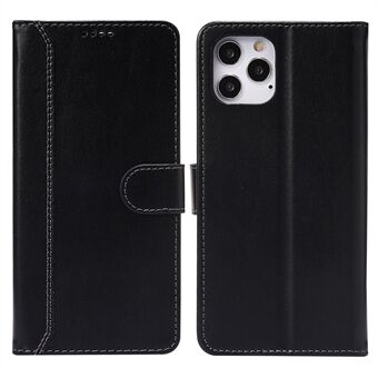 Splicing PU lederen telefoonhoes Anti-Drop Schokbestendig Stand Wallet Design Cover Protector voor iPhone 13 mini 5.4 Inch