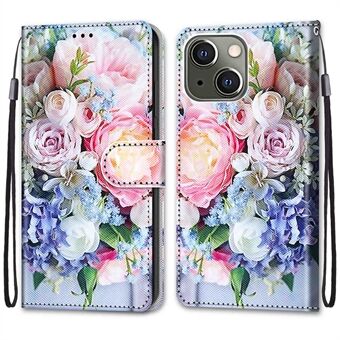 Patroonprint Full Protection Stand Case Shell voor iPhone 13 mini 5,4 inch