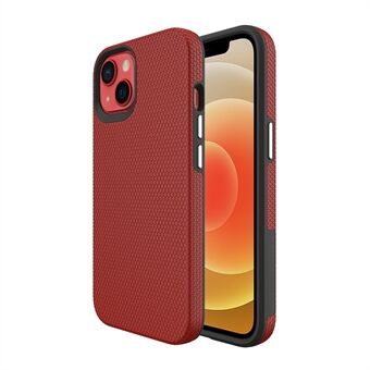 Unique harde textuur PC + zachte TPU Anti-kras Lichtgewicht stijlvolle onafhankelijke knoppen Hybride covers voor iPhone 13 mini 5,4 inch