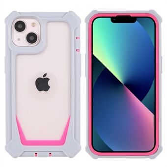 Voor iPhone 13 mini 5,4 inch beschermhoes Verwijderbare 2-in-1 schokbestendige anti-val TPU + acryl hybride mobiele telefoonhoes