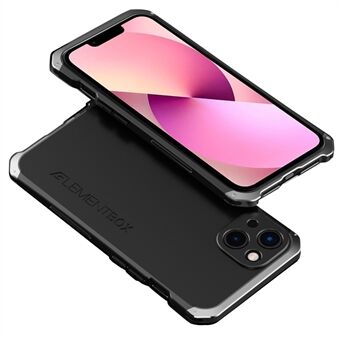 ELEMENT BOX Voor iPhone 13 mini 5.4 inch 3-delig ontwerp Hard PC Back Metal Frame Cover Hybrid Phone Case