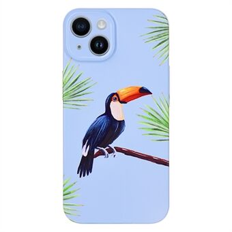 Voor iPhone 13 mini 5,4 inch dierlijk patroon ontwerp telefoonhoes schokbestendige bescherming harde pc-achterkant