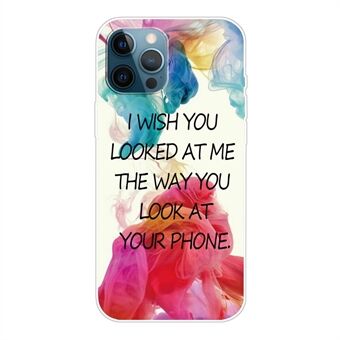 Creative schattige patroonafdrukken Flexibele TPU-schokbestendige beschermhoes voor iPhone 13 Pro Max 6,7 inch