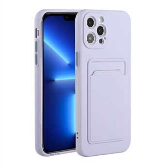 Flexibele TPU-telefoonhoesbeschermer met externe kaartsleuf voor iPhone 13 Pro Max 6,7 inch