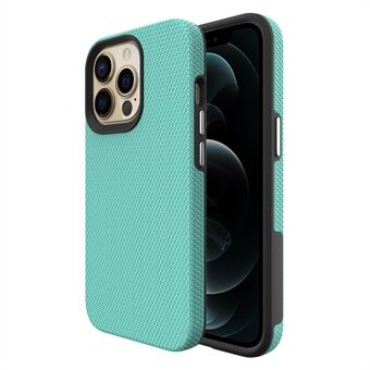 Unique stijve textuur Harde pc + zachte flexibele TPU Onafhankelijke knoppen Scratch hybride hoesjes voor iPhone 13 Pro Max 6,7 inch