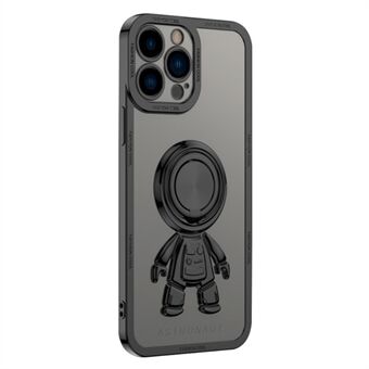 YOOBAO TPU Telefoon Case Voor iPhone 13 Pro Max 6.7 inch Ruimtevaarder Ontwerp Galvaniseren Kickstand Anti-drop Cover met Auto Mount metalen Plaat