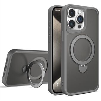 Voor iPhone 13 Pro Max hoesje met Ring Kickstand PC+TPU telefoonhoesje compatibel met MagSafe.