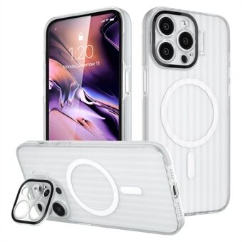 Voor iPhone 13 Pro Max Hoes Compatibel met MagSafe Camera Kickstand PC+TPU Telefoonhoesje