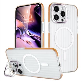 Voor iPhone 13 Pro Max Hoes Compatibel met MagSafe Camera Kickstand PC+TPU Telefoonhoesje