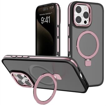 C1-serie Voor iPhone 13 Pro Max Hoes Roteerbare Magnetische Kickstand TPU+PC Mat Telefoonhoesje