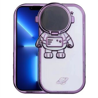 Spaceman Design TPU-telefoonhoes voor telefoon 13 Pro Max anti-val schokbestendig hoesje met cameralensdeksel