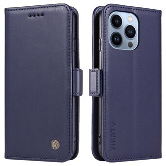 YIKATU YK-003 Anti- Scratch Flip Cover voor iPhone 13 Pro Max 6.7 inch PU Leather Stand Telefoon Wallet Case