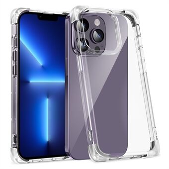 Voor iPhone 13 Pro Max 6,7 inch Slim Case Four Corner Matte Drop-proof Cover TPU + acryl telefoonhoes