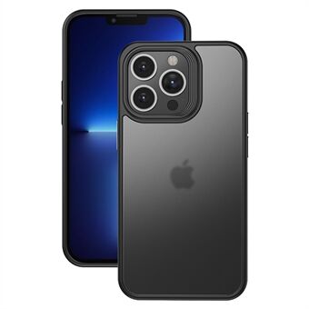 Voor iPhone 13 Pro Max PC + TPU schokbestendig telefoonhoesje doorschijnende matte telefoonhoes