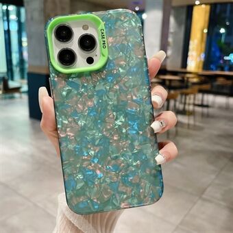 Shell Texture Telefoonhoes voor iPhone 13 Pro Max 6,7 inch Schokbestendig Anti-Drop Acryl PC Telefoonhoes