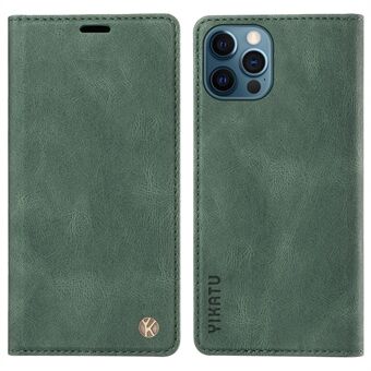 YIKATU YK-004 lederen hoes voor iPhone 13 Pro Max 6,7 inch skin-touch flip portemonnee Stand telefoonhoes