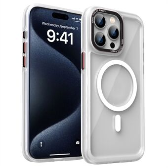 Voor iPhone 13 Pro Max 6.7 inch Magnetische Telefoonhoes TPU+Acryl Cover Compatibel met MagSafe