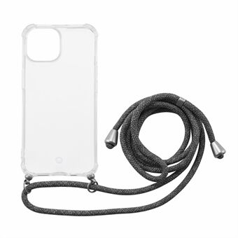 MOMAX ML TPU anti-drop telefoonhoes Volledig beschermende telefoonhoes met snoer voor iPhone 13 Pro Max 6.7 inch - transparant