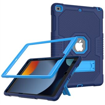 Contrast Kleur PC + TPU + Siliconen Schokbestendig Anti-Drop Kickstand Design Tablet Cover Case voor iPad 10.2 (2019) / (2020) / (2021)