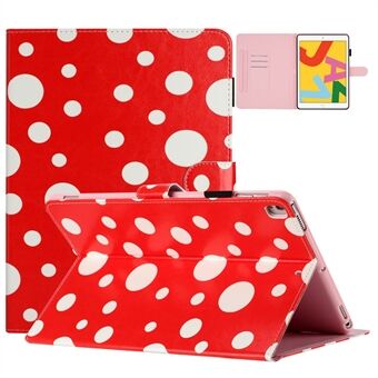 Voor iPad 10.2 (2021) / (2019) / (2020) / iPad Pro 10,5-inch (2017) PU lederen hoes Dot Printing Anti-Drop Tablet Cover