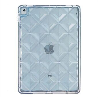 TPU-beschermhoes voor iPad 10.2 (2019) / (2020) / (2021), Rhombus Clear Tablet Back Protector Case