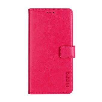 IDEWEI Crazy Horse Texture PU Leather Wallet Stand Phone Case Shell for iPhone 7 4.7 inch/8 4.7 inch/SE (2020)/SE (2022)
