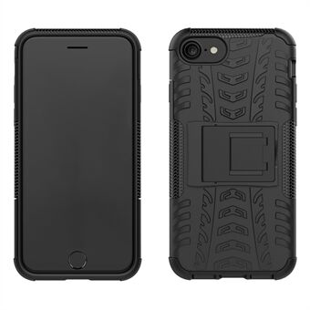 Cool Tyre PC + TPU Hybrid Case for iPhone SE (2020)/SE (2022)/8/7 4.7 inch- with Kickstand