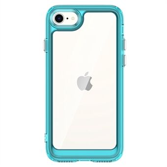 For iPhone 7/8/SE (2020)/SE (2022) Independent Buttons Shock Absorption Phone Shell TPU+Acrylic Hybrid Case