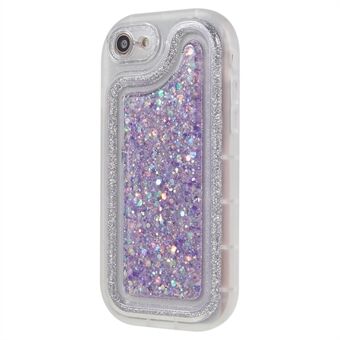 Glitter telefoonhoesje voor iPhone 7 / 8 4,7 inch / SE (2020) / (2022), zachte TPU Epoxy schokbestendige hoes