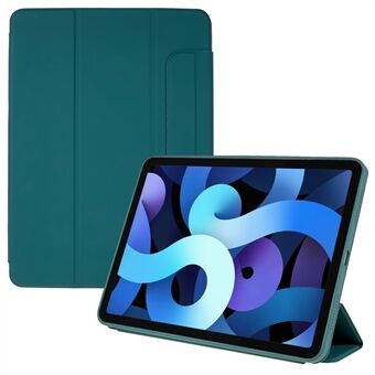 Afneembare 2-in-1 tablethoes voor iPad Air (2022) / (2020), driebladige Stand PU-lederen hoes Magnetische absorptie TPU + acrylschaal met cameraframe