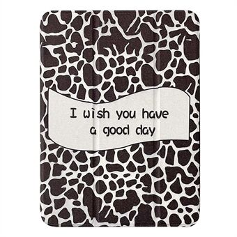 Afneembare hoes voor iPad Air (2020) / (2022) Schokbestendige Folio Flip Cover Leren hoes met patroonprint en pennenhouder